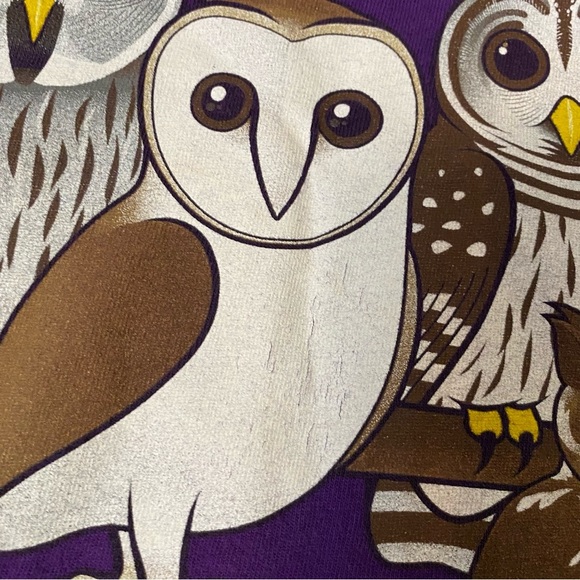 Vintage T Shirt Owls Errington British Columbia Tourist shirt - Picture 3 of 8